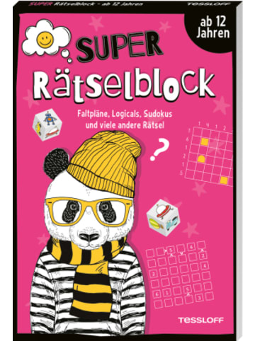 Tessloff Buch - Super Rätselblock ab 12 Jahren. Faltpläne, Logicals, Sudokus u