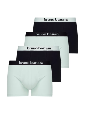 Bruno Banani Retro Short / Pant Flowing in Hellblau / Schwarz