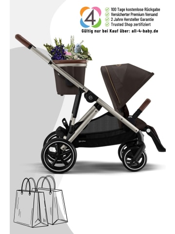 Cybex Cybex Gazelle S Kinderwagen - Farbe: Chocolate Brown  / Gestell Taupe