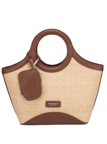 DIANA Handtasche in LEATHER+BEIGE