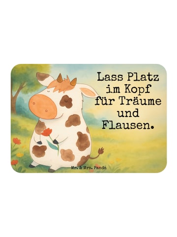 Mr. & Mrs. Panda Kühlschrankmagnet Kuh Design mit Spruch in Weiß