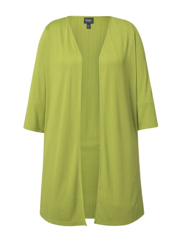 Ulla Popken Shirtjacke in grasgrün