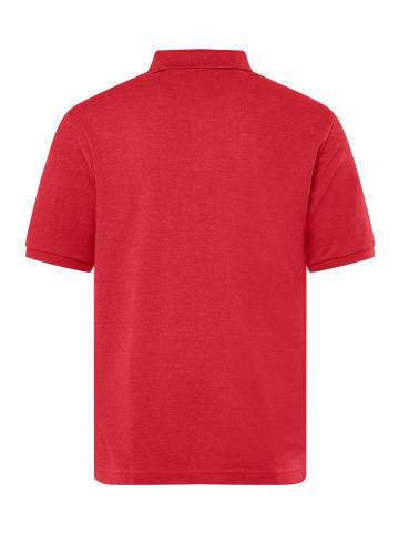Men Plus Poloshirt in rot