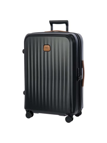 BRIC`s Taormina - 4-Rollen-Trolley M 69 cm erw. (blau) in schwarz