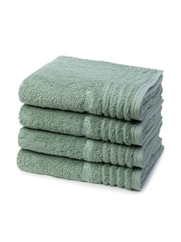 Vossen 4 X Handtuch im Set Vienna Style Supersoft in Soft green