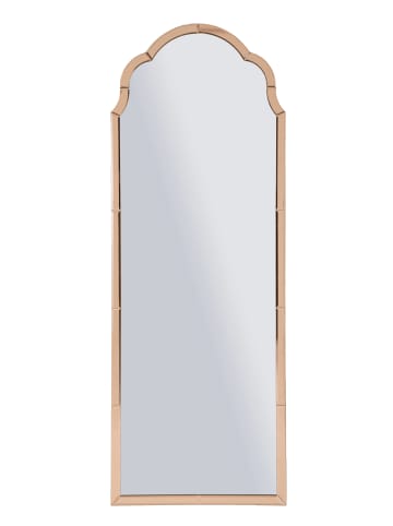 Mauro Ferretti Wandspiegel mit rosa Glasrahmen, 55 x 2 x 150 cm