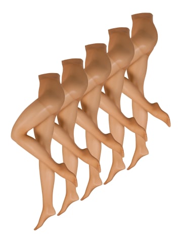 Nur Die  Feinstrumpfhose Fit in Form Große Größen 40 DEN in Amber