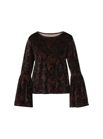 VIRITA Women Blouse in Dark Violet Multicolor
