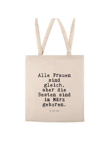 Mr. & Mrs. Panda festivaltasche Alle Frauen sind gleich,... mit ... in Creme