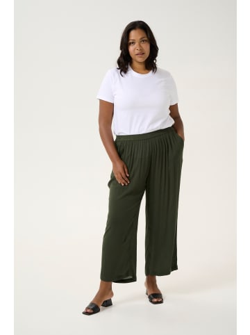 KAFFE curve Casual Hose KCdacina Loose fit in Forest Night