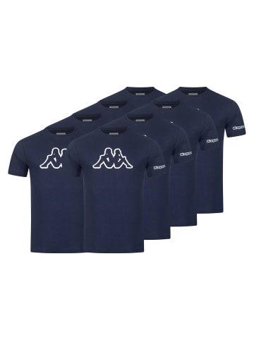 Kappa Kappa 8er Set T-Shirt LOGO in Navy