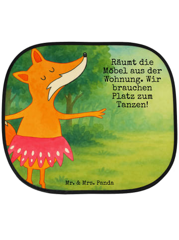 Mr. & Mrs. Panda Auto Sonnenblende Fuchs Ballerina Design mit Sp... in Weiß