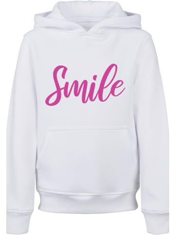 F4NT4STIC Hoodie Pink Smile UNISEX HOODIE in weiß