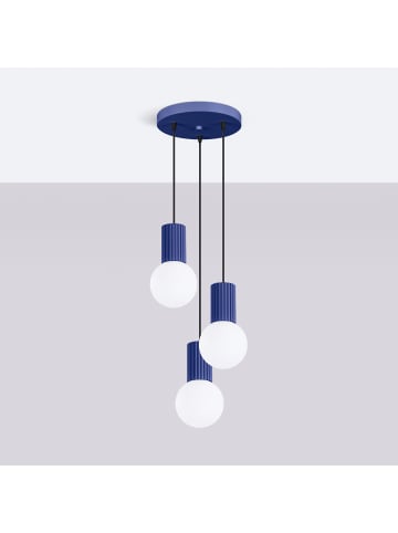 Nice Lamps Pendelleuchte ORBITAL 3 blue H 125 cm