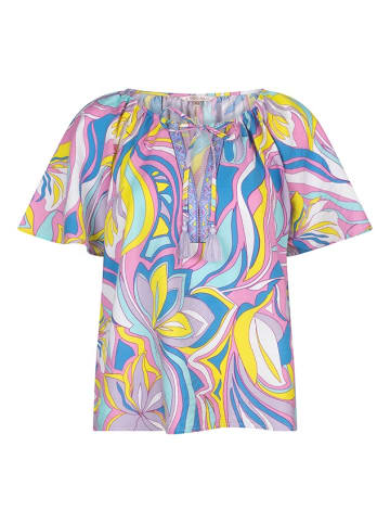 Esqualo Viskosebluse Ocean Flower in bunt 42