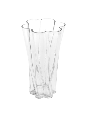 Atmosphera Créateur d'intérieur Glasvase Blume NOELI in Transparent, 25,5 cm