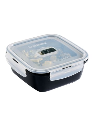 CreaTable Aufbewahrungsbox  in Schwarz/Transparent