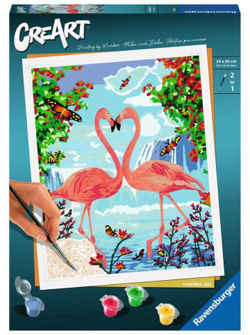 Ravensburger Malprodukte Flamingo Love CreArt Adults Trend Ab 12 Jahre in bunt
