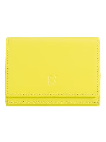 DuDu Geldbörse Leder 10 cm in citrus yellow