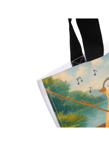 Mr. & Mrs. Panda Schultasche Pinguin Angelboot Design ohne Spruch in Weiß