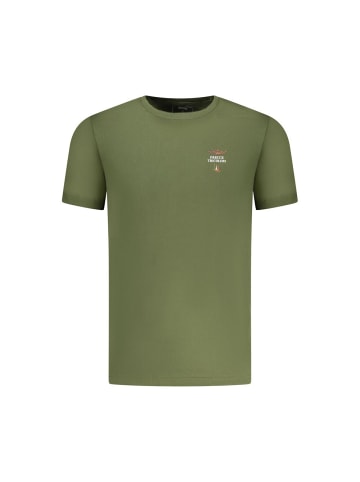 Aeronautica Militare Grünes Baumwoll-Unterhemd