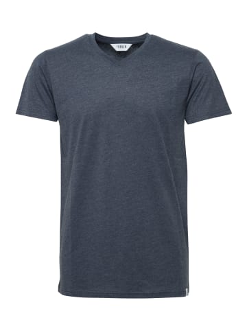 !SOLID V-Shirt in blau