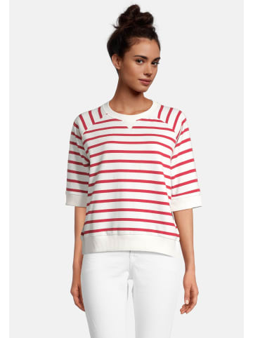 Salzhaut Sweatshirt MÖLLE in Offwhite-Red