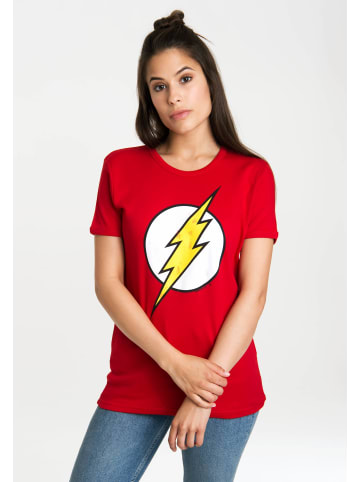 Logoshirt T-Shirt Flash Logo in rot