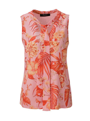 Aniston CASUAL Blusentop in rosa-rot-orange-apricot-braun