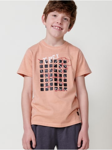 KOROSHI Kurzärmliges T-Shirt für einen Jungen. in orange