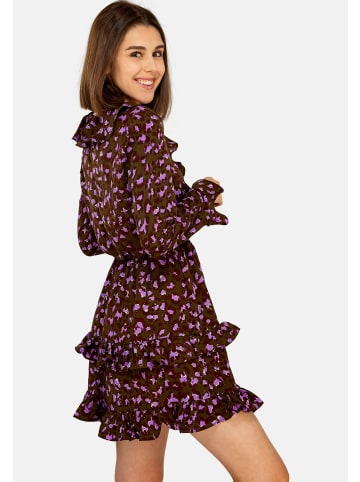 TOOCHE Kleid "Leo Colore" in braun