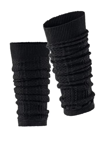 Falke Needlepoint Stulpen Übersocke in Black