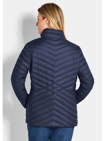 GOLDNER Herbstjacke mit Daunen, Stehkragen in marine