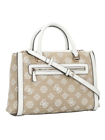 Guess Loralee Handtasche 34 cm in white logo