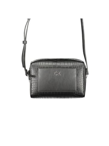 Calvin Klein Schwarze Polyester-Schultertasche
