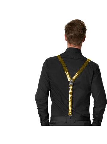 tectake Unisex-Hosenträger in Einheitsgröße, gold