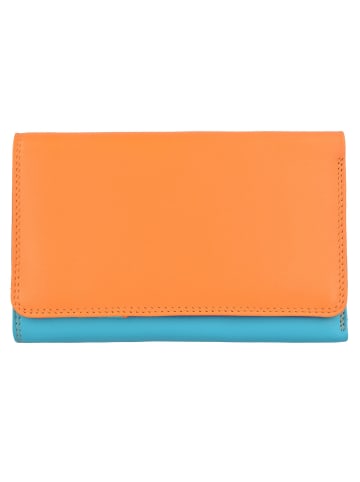 MYWALIT Medium Tri-fold Geldbörse I Leder 14 cm copacabana