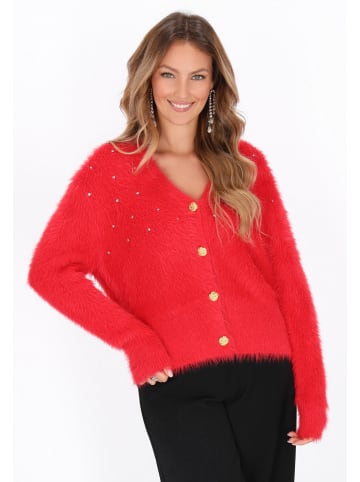 faina Women Cardigan in red