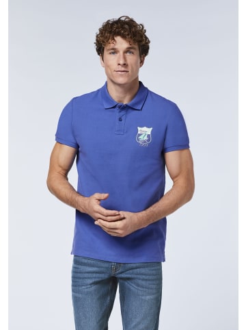 Oklahoma Jeans Poloshirt in Blau