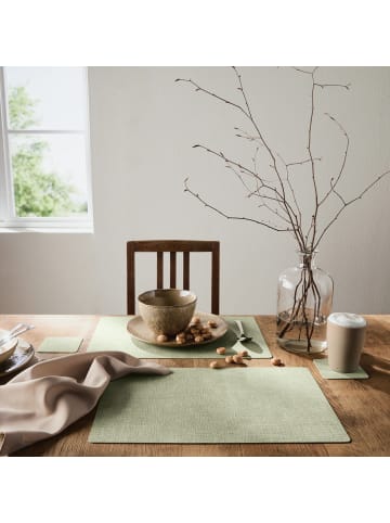Erwin Müller Tischset 4er-Pack Elvas in hellgrün
