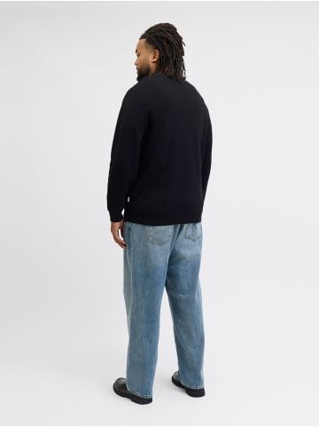 JACK & JONES PLUS Strickpullover in Black