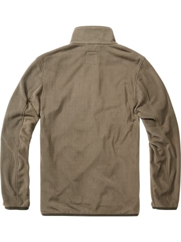 Brandit Fleecejacke/Fleecepullover "Fleece Troyer" in Grün