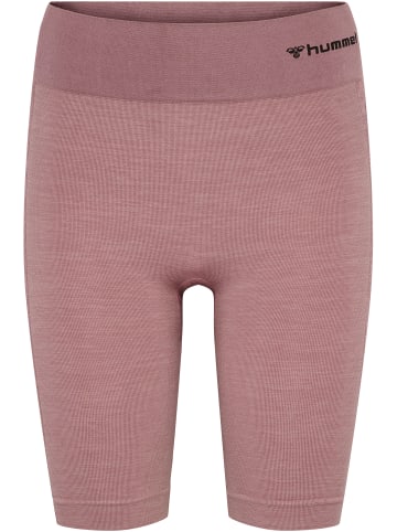 Hummel Hummel Cycling Shorts Hmlclea Yoga Damen Atmungsaktiv Schnelltrocknend Nahtlosen in WOODROSE/ROSE TAUPE MELANGE