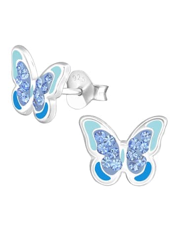 schmuck23 Silber-Ohrringe 925 Schmetterling 0,7 cm x 0,8 cm