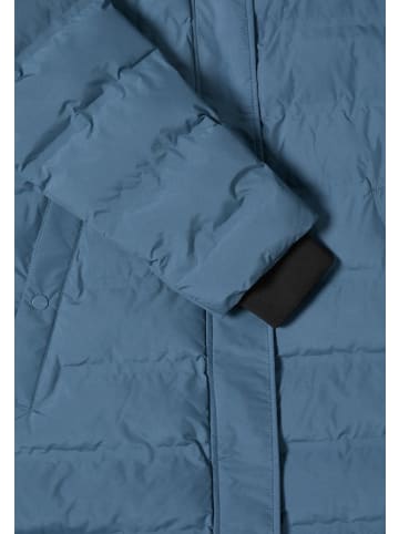 Cecil Mantel mit verklebten Nähten in Blau