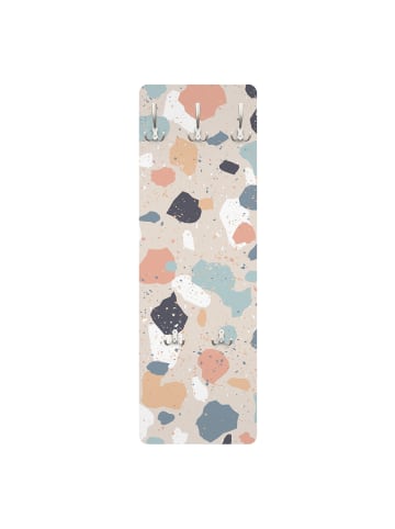 WALLART Garderobe - Terrazzo Muster in Pastell