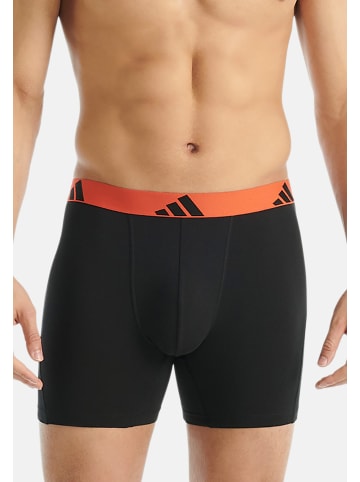 Adidas Sportswear Long Short / Pant Active Flex Cotton in Schwarz / orange