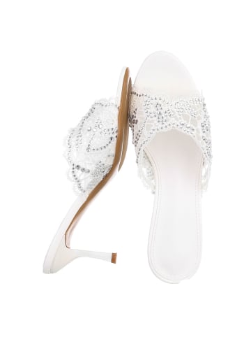 Ital-Design High-Heel Sandalette in Weiß