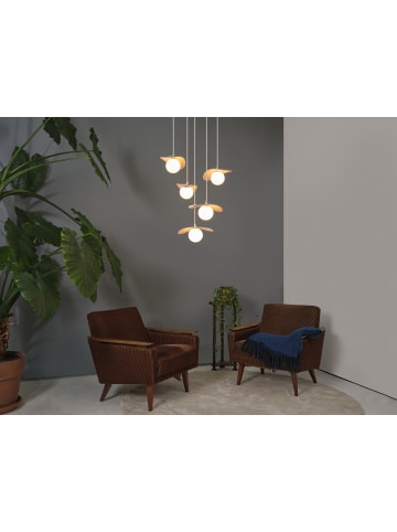 Osram Decor Pearl Pendelleuchte 5x G9 Beige Filz Glas