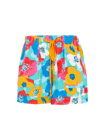 Usha Shorts in multicolor green